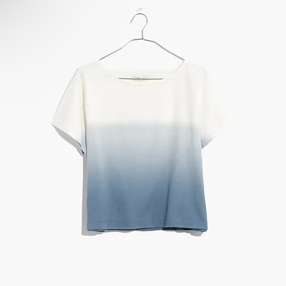 Madewell Dip-Dye Setlist Boxy Tee Size XL